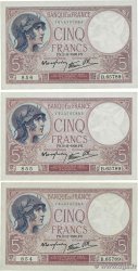 5 Francs FEMME CASQUÉE modifié Lot FRANCE  1939 F.04.14