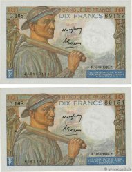 10 Francs MINEUR Lot FRANCIA  1949 F.08.20 SC