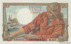 20 Francs PÊCHEUR FRANKREICH  1945 F.13.10 fST