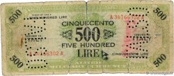 500 Lire Faux ITALIEN  1943 PM.22a