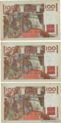 100 Francs JEUNE PAYSAN Lot FRANCIA  1952 F.28.32 AU