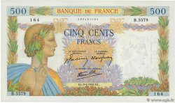 500 Francs LA PAIX FRANCE  1942 F.32.34 pr.NEUF