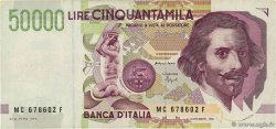 50000 Lire ITALIA  1992 P.116b BC