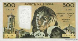 500 Francs PASCAL FRANKREICH  1979 F.71.20