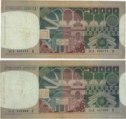 50000 Lire Lot ITALIE  1977 P.107a TB