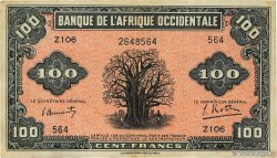 100 Francs FRENCH WEST AFRICA (1895-1958)  1942 P.31a