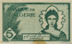 5 Francs ALGÉRIE  1942 P.091 SUP