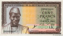 100 Francs GUINEA  1960 P.13a fST