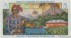 5 Francs Bougainville SAINT PIERRE ET MIQUELON  1946 P.22 SPL