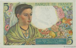 5 Francs BERGER FRANCE  1943 F.05.03 SPL+