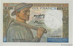 10 Francs MINEUR FRANCE  1949 F.08.20 SPL