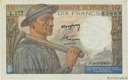 10 Francs MINEUR FRANCIA  1949 F.08.20 SPL