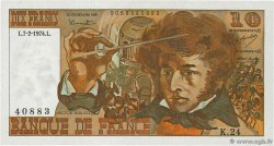 10 Francs BERLIOZ FRANCE  1974 F.63.03 XF+