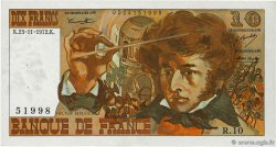 10 Francs BERLIOZ FRANKREICH  1972 F.63.01