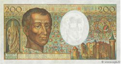 200 Francs MONTESQUIEU FRANCE  1987 F.70.07 VF