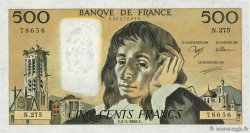 500 Francs PASCAL FRANKREICH  1988 F.71.38 fVZ