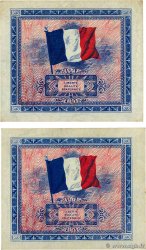 2 Francs DRAPEAU Lot FRANCIA  1944 VF.16.01 BB