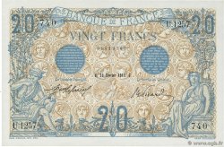 20 Francs BLEU FRANCE  1912 F.10.02 pr.NEUF