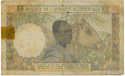 25 Francs FRENCH WEST AFRICA  1948 P.38 SGE