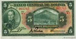 5 Bolivianos BOLIVIA  1928 P.120a