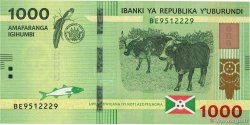 1000 Francs BURUNDI  2021 P.51 FDC