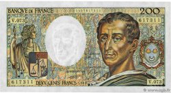 200 Francs MONTESQUIEU FRANCE  1989 F.70.09 AU