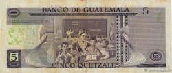 5 Quetzales GUATEMALA  1977 P.060b F