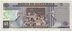 5 Quetzales GUATEMALA  1980 P.060c VZ