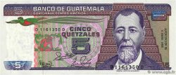 5 Quetzales GUATEMALA  1988 P.067