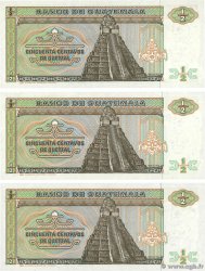 1/2 Quetzal Lot GUATEMALA  1988 P.065 NEUF