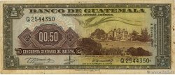 1/2 Quetzal GUATEMALA  1969 P.051f