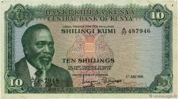 10 Shillings KENIA  1974 P.07e MBC