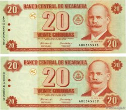 20 Cordobas Consécutifs NICARAGUA  2002 P.192 NEUF