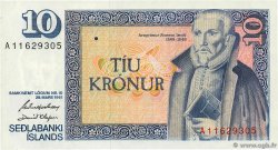 10 Kronur ISLAND  1961 P.48a ST