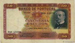 50 Escudos PORTUGAL  1949 P.154 TB+