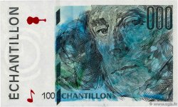 100 Francs CÉZANNE, type Ravel Échantillon FRANCE Regionalismus und verschiedenen  1992  fST+