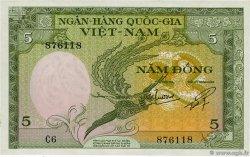 5 Dong SOUTH VIETNAM  1955 P.02a UNC-