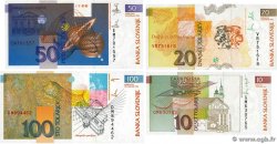 10 au 100 Tolarjev  Lot SLOVENIA  1992 P.11 au P.14 UNC