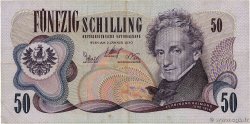 50 Schilling AUSTRIA  1970 P.143a MBC