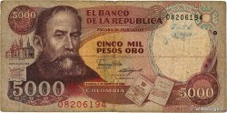 5000 Pesos Oro COLOMBIE  1986 P.434a