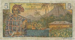 5 Francs Bougainville AFRIQUE ÉQUATORIALE FRANÇAISE  1946 P.20B MB