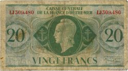 20 Francs FRENCH EQUATORIAL AFRICA  1943 P.17b G