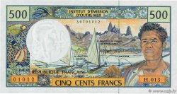 500 Francs POLYNESIA, FRENCH OVERSEAS TERRITORIES  2000 P.01f UNC