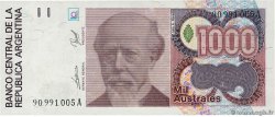 1000 Australes ARGENTINE  1988 P.329a NEUF
