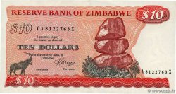 10 Dollars ZIMBABWE Harare 1983 P.03d