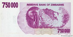 750000 Dollars ZIMBABWE  2007 P.52 FDC