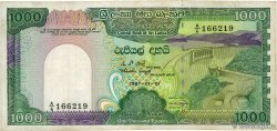 1000 Rupees SRI LANKA  1987 P.101a TB+