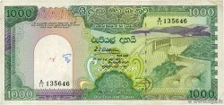 1000 Rupees SRI LANKA  1989 P.101b fSS