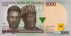 1000 Naira NIGERIA  2007 P.36c UNC