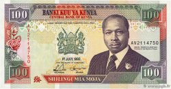 100 Shillings KENYA  1992 P.27e NEUF